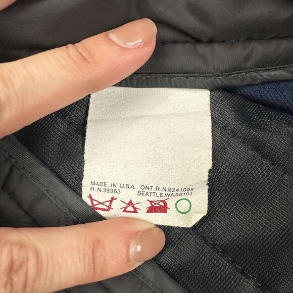 VTG Robbe Blue Ski Snowboard Pants Winter Foot Stirrups Made in USA 30" Waist - Picture 10 of 16